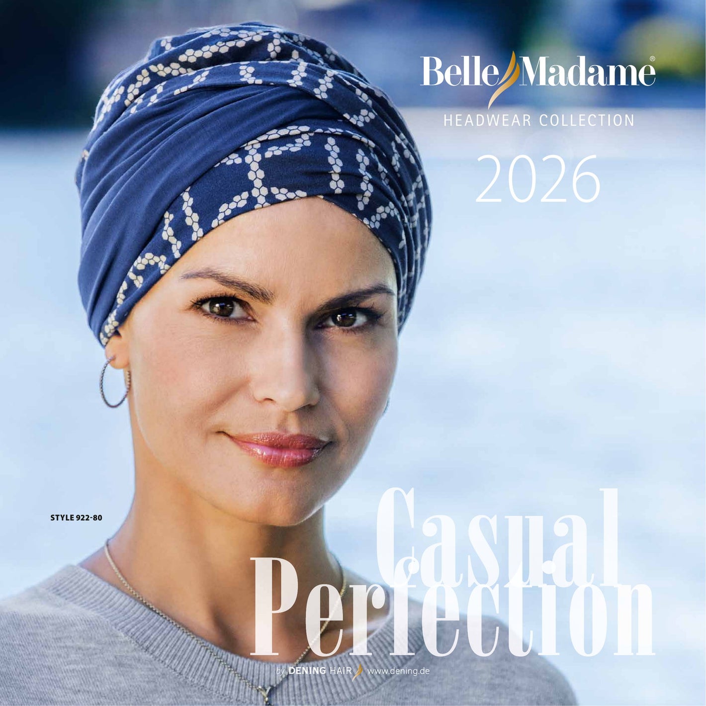 Huvudbonad vid cancer. Kvinna iklädd turban. 
